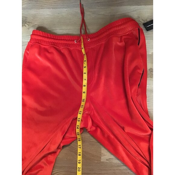 NWT- I.N.C. MENS TAPPERED LEG ELASTIC WAIST POCKETS RED SWEATPANTS SIZE LARGE - Picture 5 of 7
